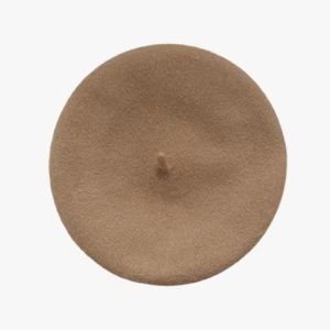 100% Wool Korean Style Classic Beret - Autumn Winter Essential in Basic Colors for Timeless Fashion