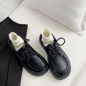 2024 Women's Mary Jane Shoes - Versatile Thick-Soled JK Style Leather Loafers for Comic Con & Everyday Wear