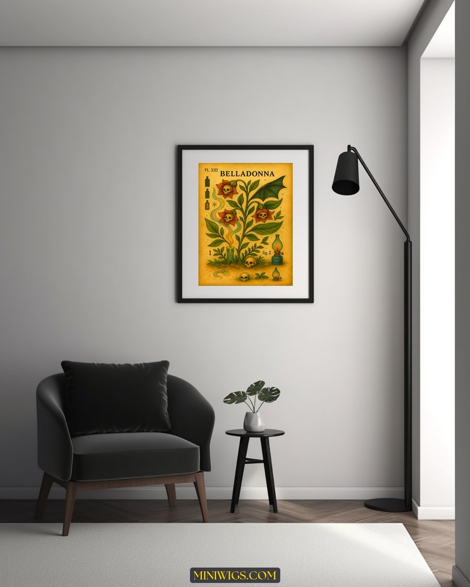 Belladonna Botanical Wall Art canvas
