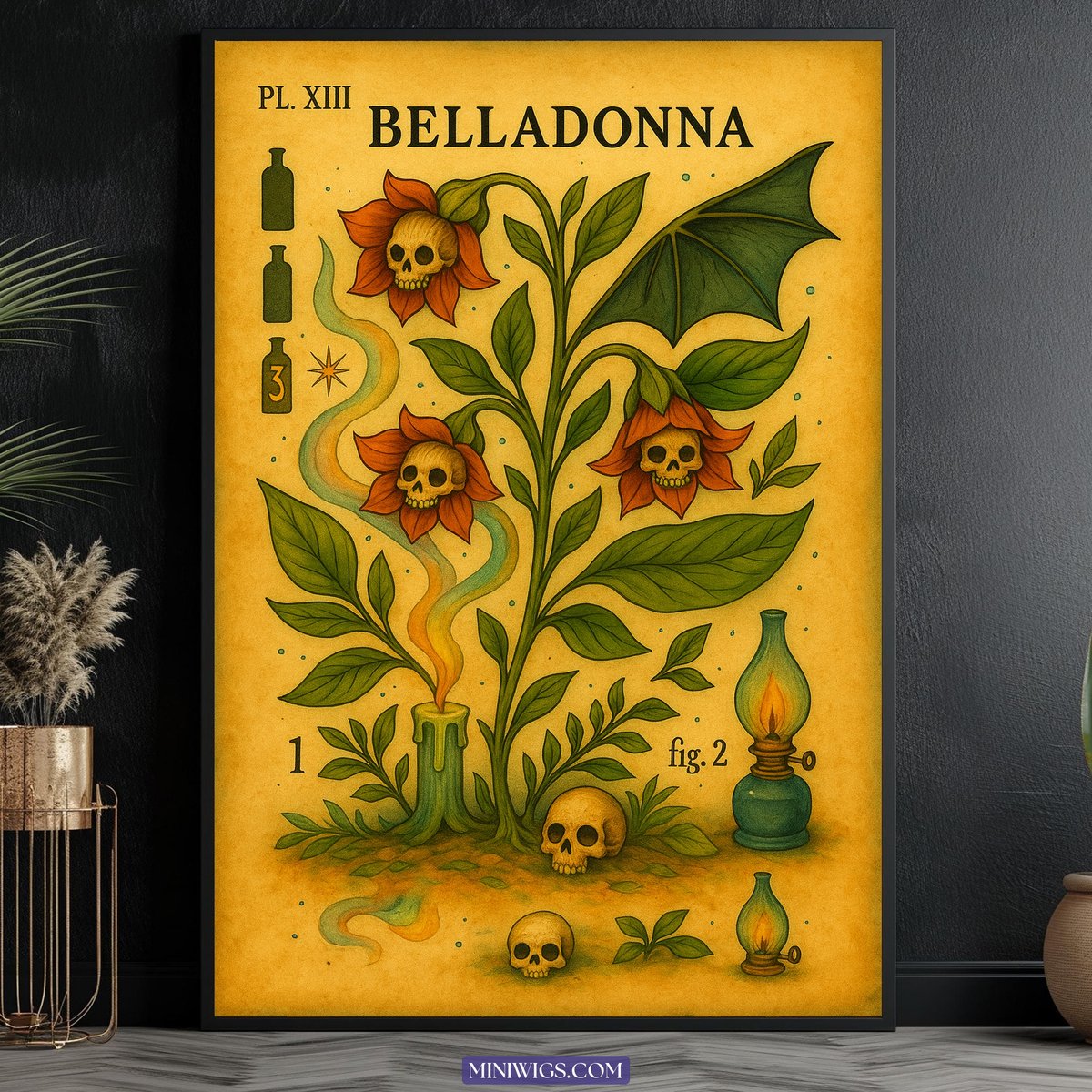 Belladonna Botanical Wall Art canvas