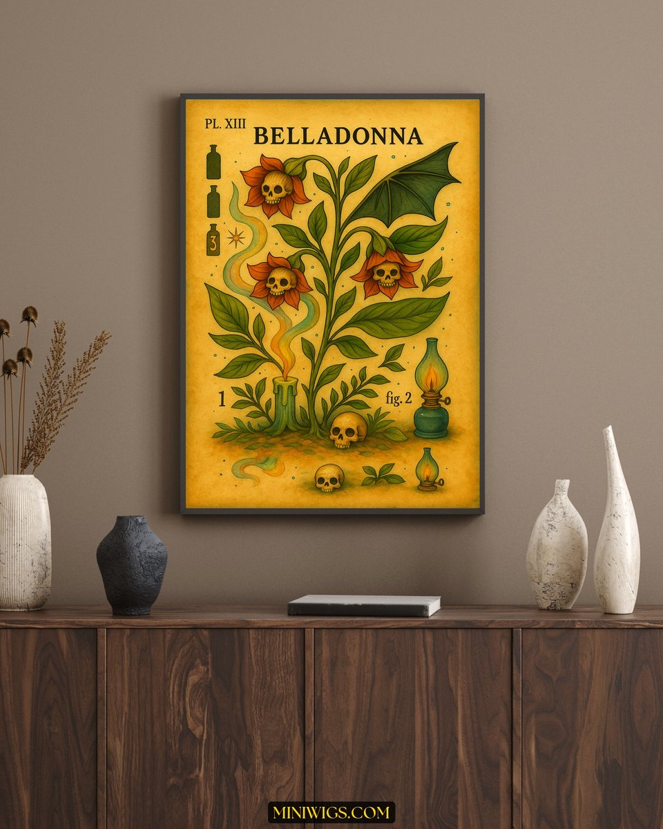 Belladonna Botanical Wall Art canvas