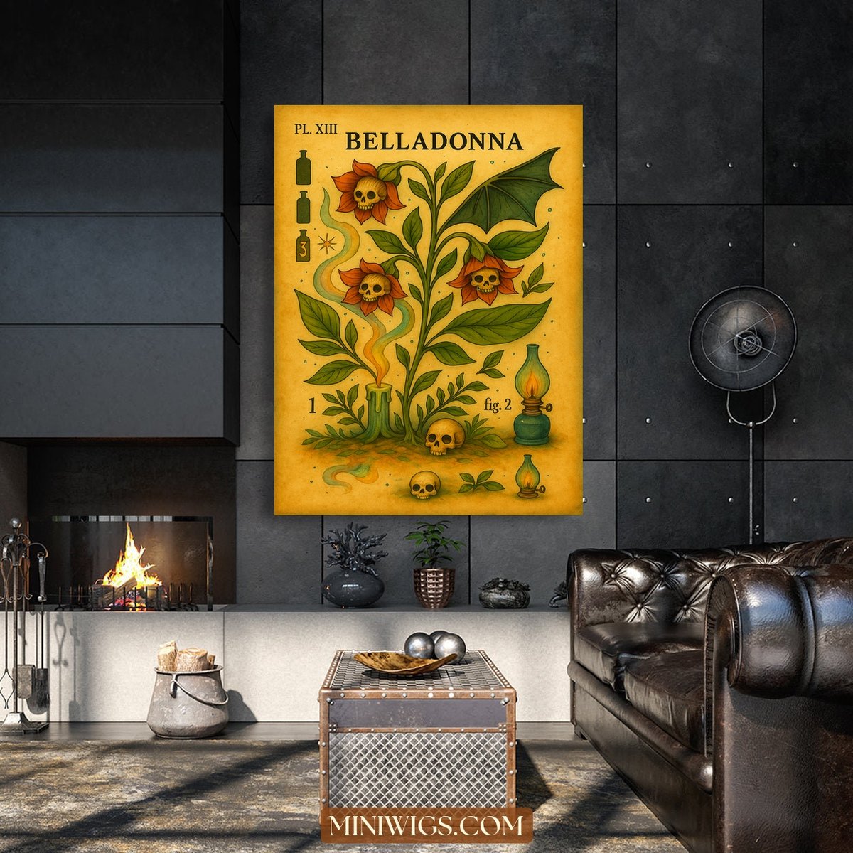 Belladonna Botanical Wall Art canvas