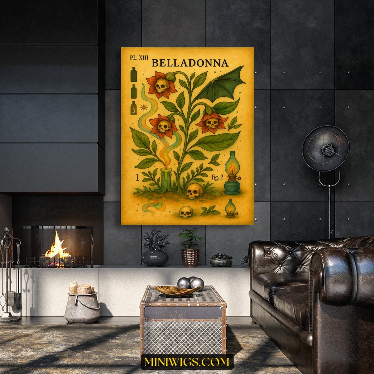 Belladonna Botanical Wall Art canvas
