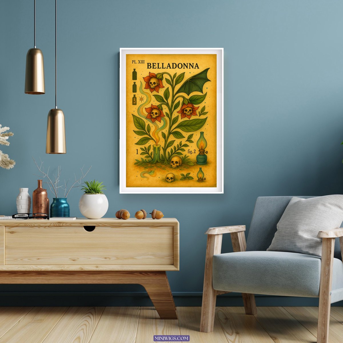 Belladonna Botanical Wall Art canvas