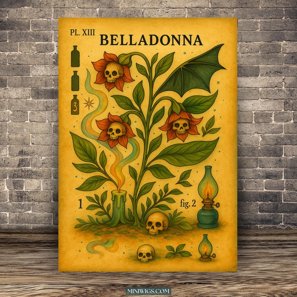 Belladonna Botanical Wall Art canvas