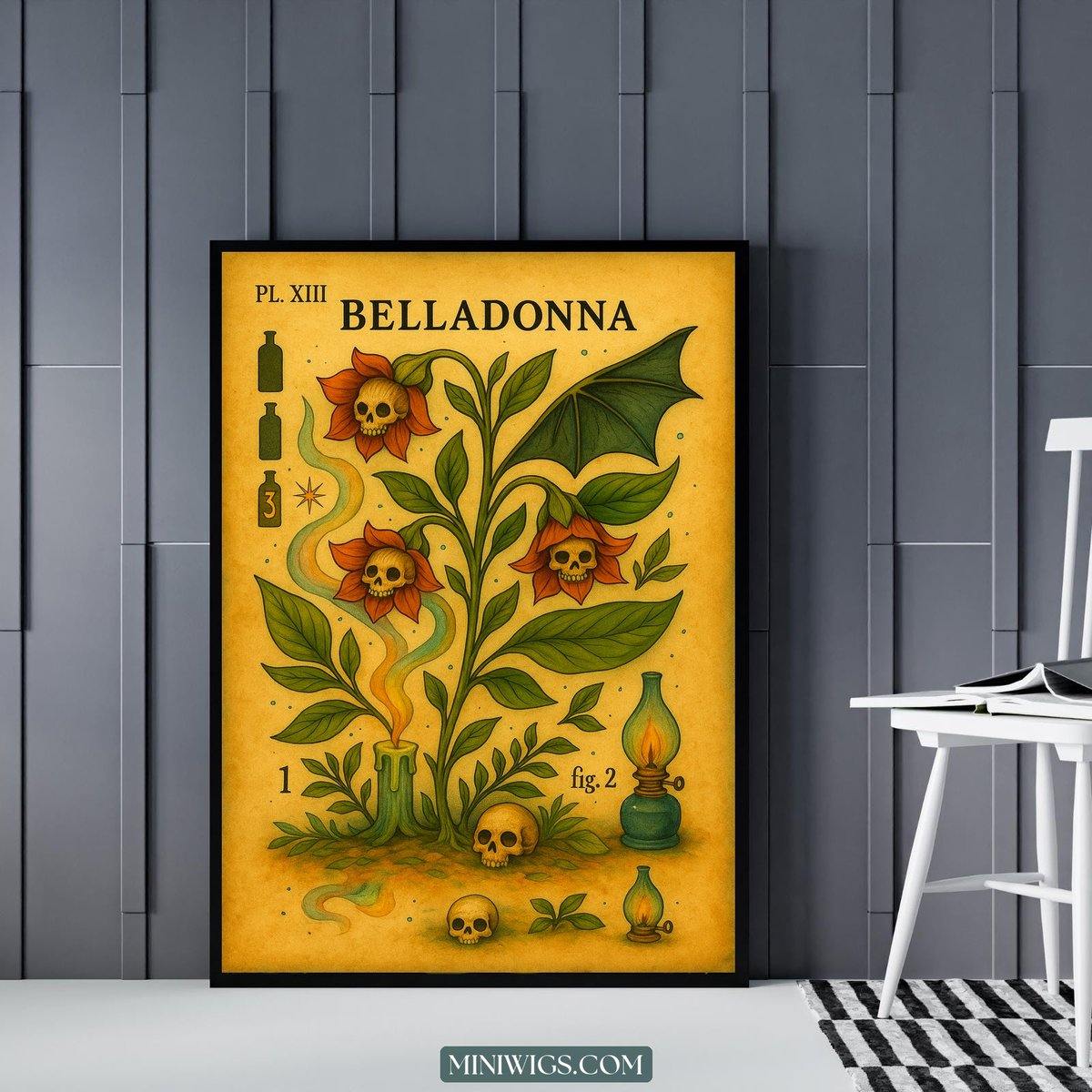 Belladonna Botanical Wall Art canvas