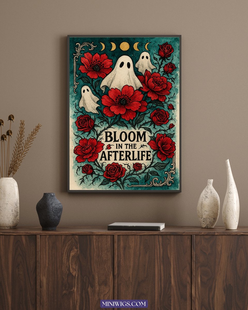 Bloom in the Afterlife Wall Art canvas