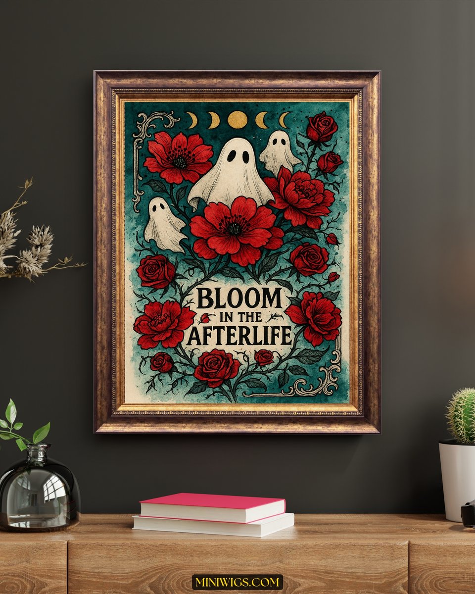 Bloom in the Afterlife Wall Art canvas