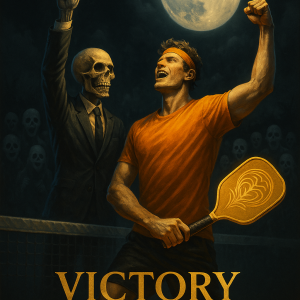 Pickleball Halloween Wall Art: Champion's Victory Celebration Canvas Decor