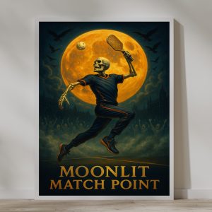 Lunar Strike on Halloween Night - Spooky Canvas Wall Art for Your Home