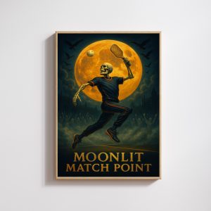 Lunar Strike on Halloween Night - Spooky Canvas Wall Art for Your Home