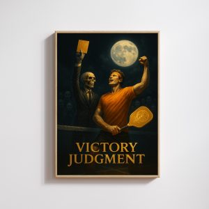 Pickleball Halloween Wall Art: Champion's Victory Celebration Canvas Decor