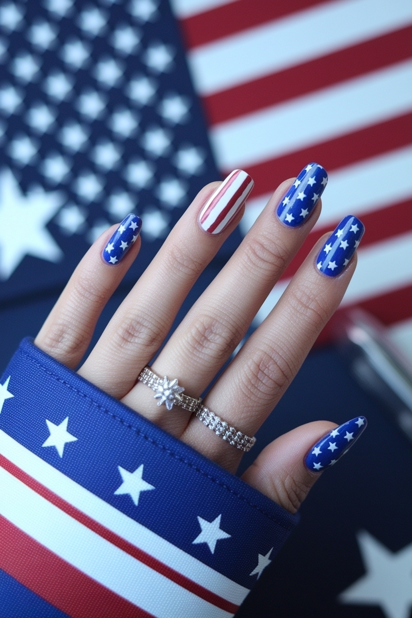 4th of July Nails Acrylic: Festive Style with Durability outfit idea