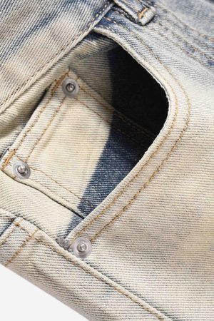 Concert Outfit Acid wash To Make Old Spray-Painted Baggy Jeans