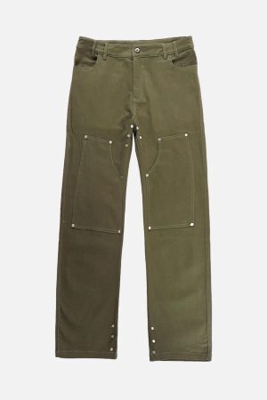 Concert Outfit American High Street Digital Embroidered Jeans