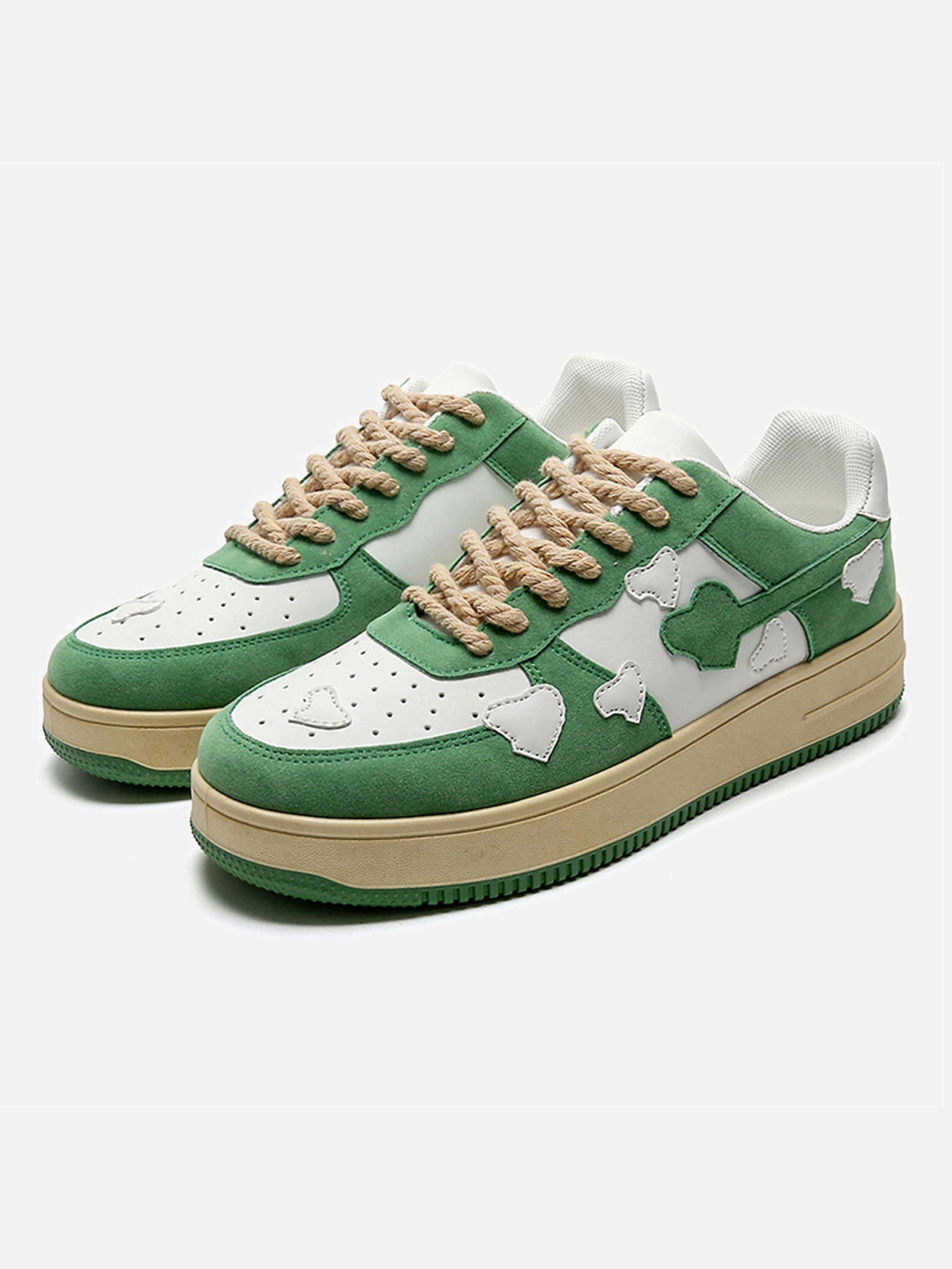 Concert Outfit American High Street Retro Casual Shoes
