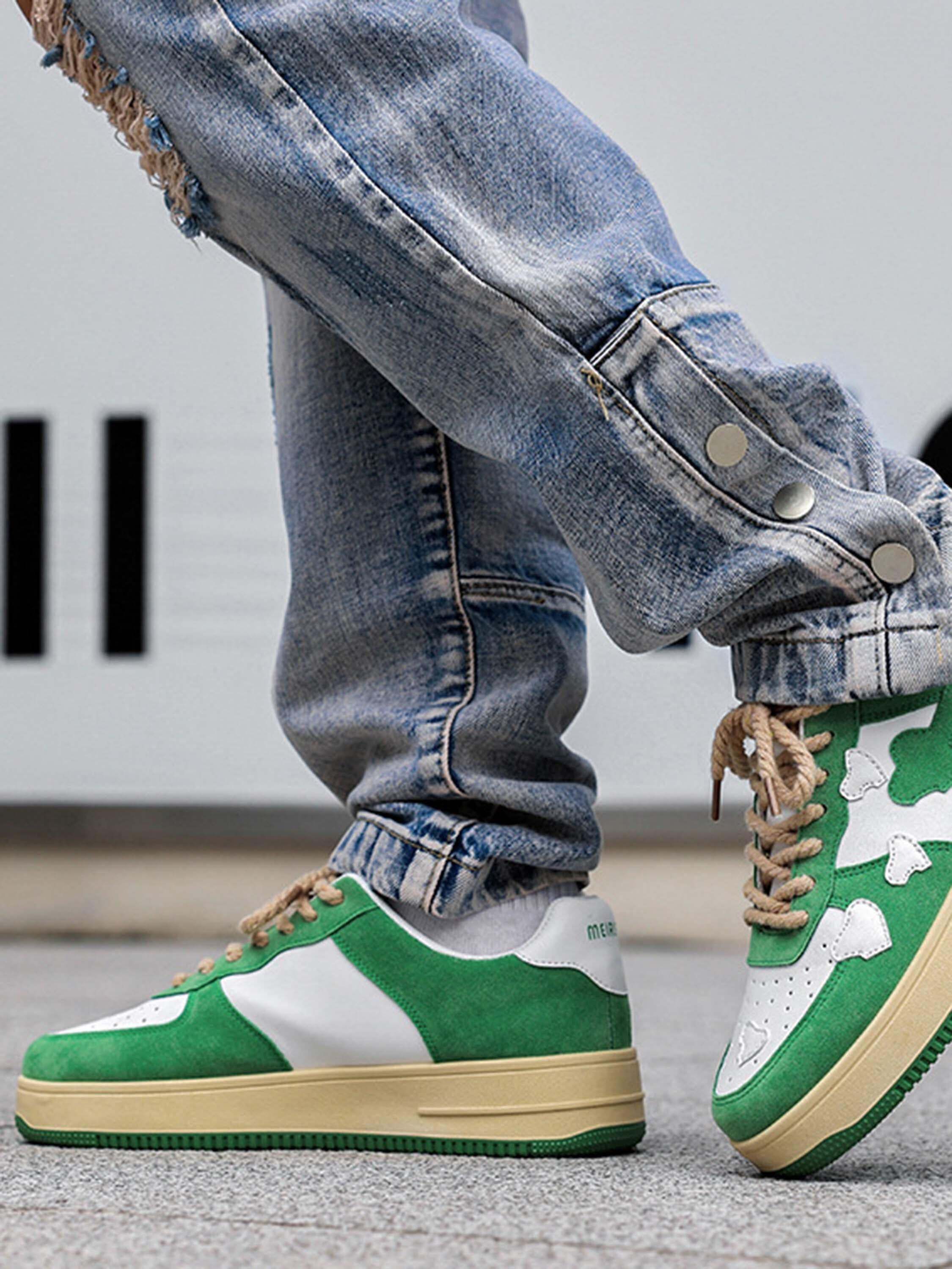 Concert Outfit American High Street Retro Casual Shoes