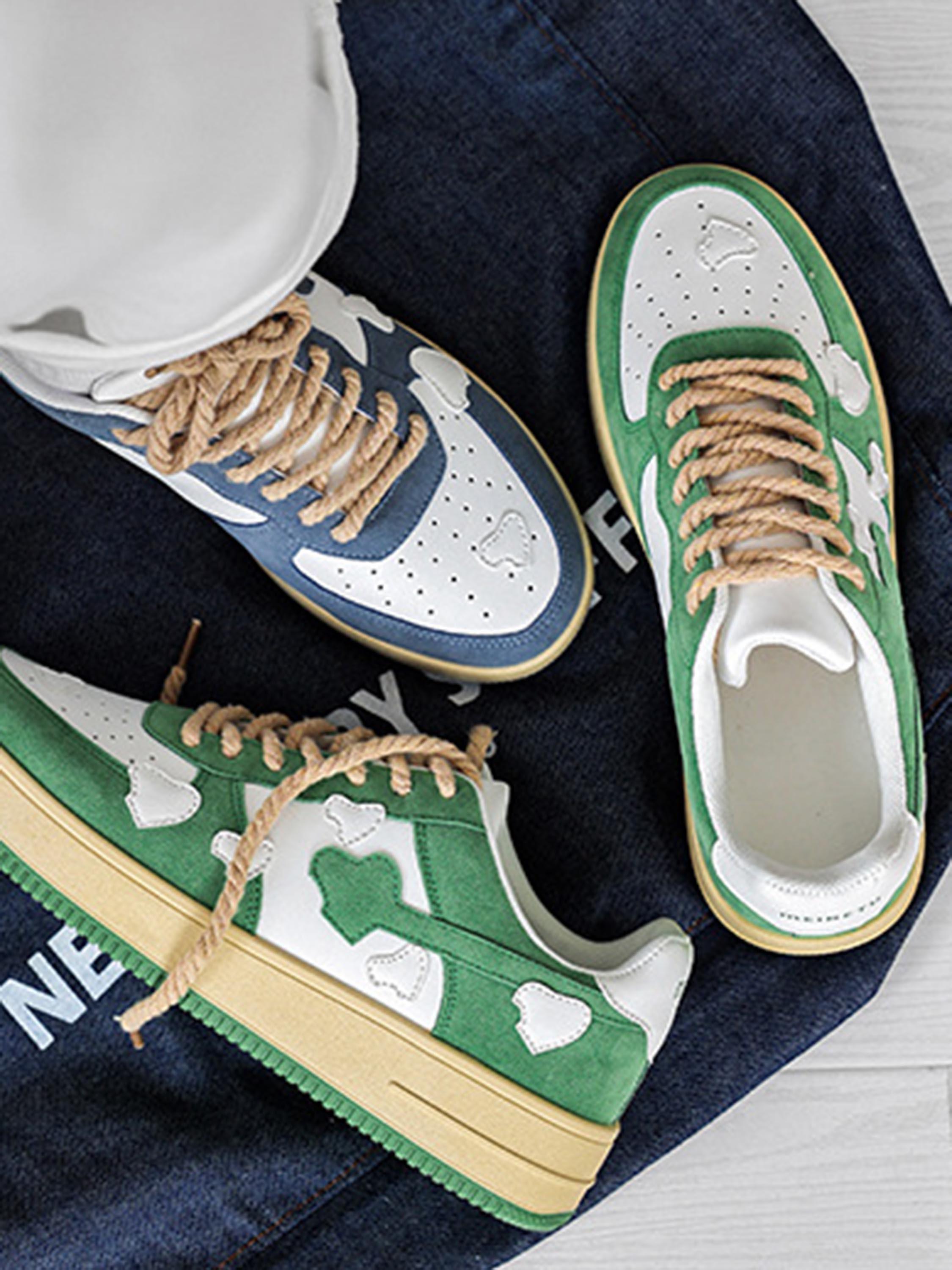 Concert Outfit American High Street Retro Casual Shoes