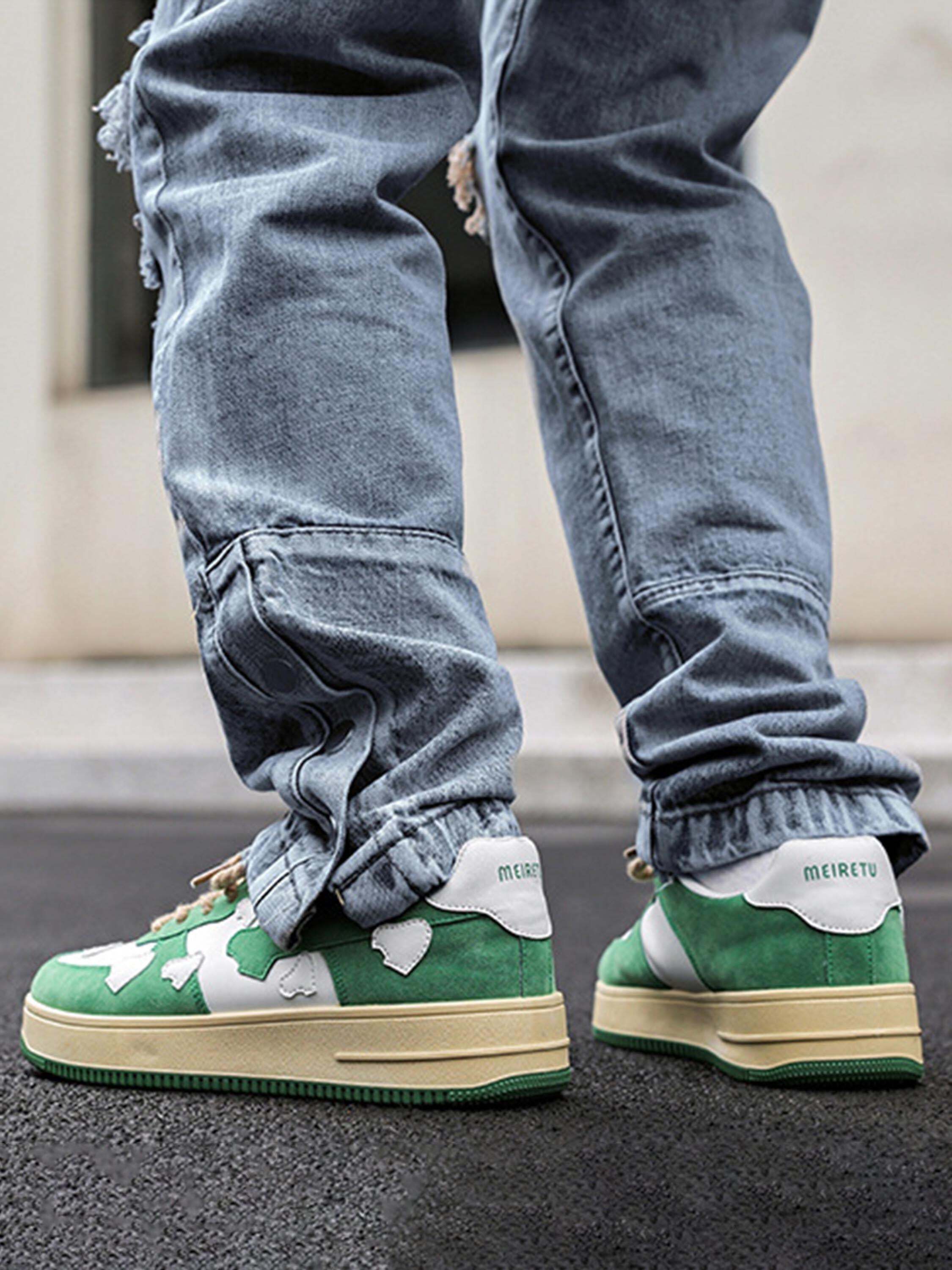 Concert Outfit American High Street Retro Casual Shoes