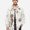 Concert Outfit American Mayan Abstract Mural Shirt