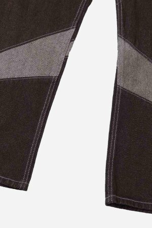 Concert Outfit American Patchwork Jeans