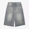 Concert Outfit American Retro Cropped Denim Jorts