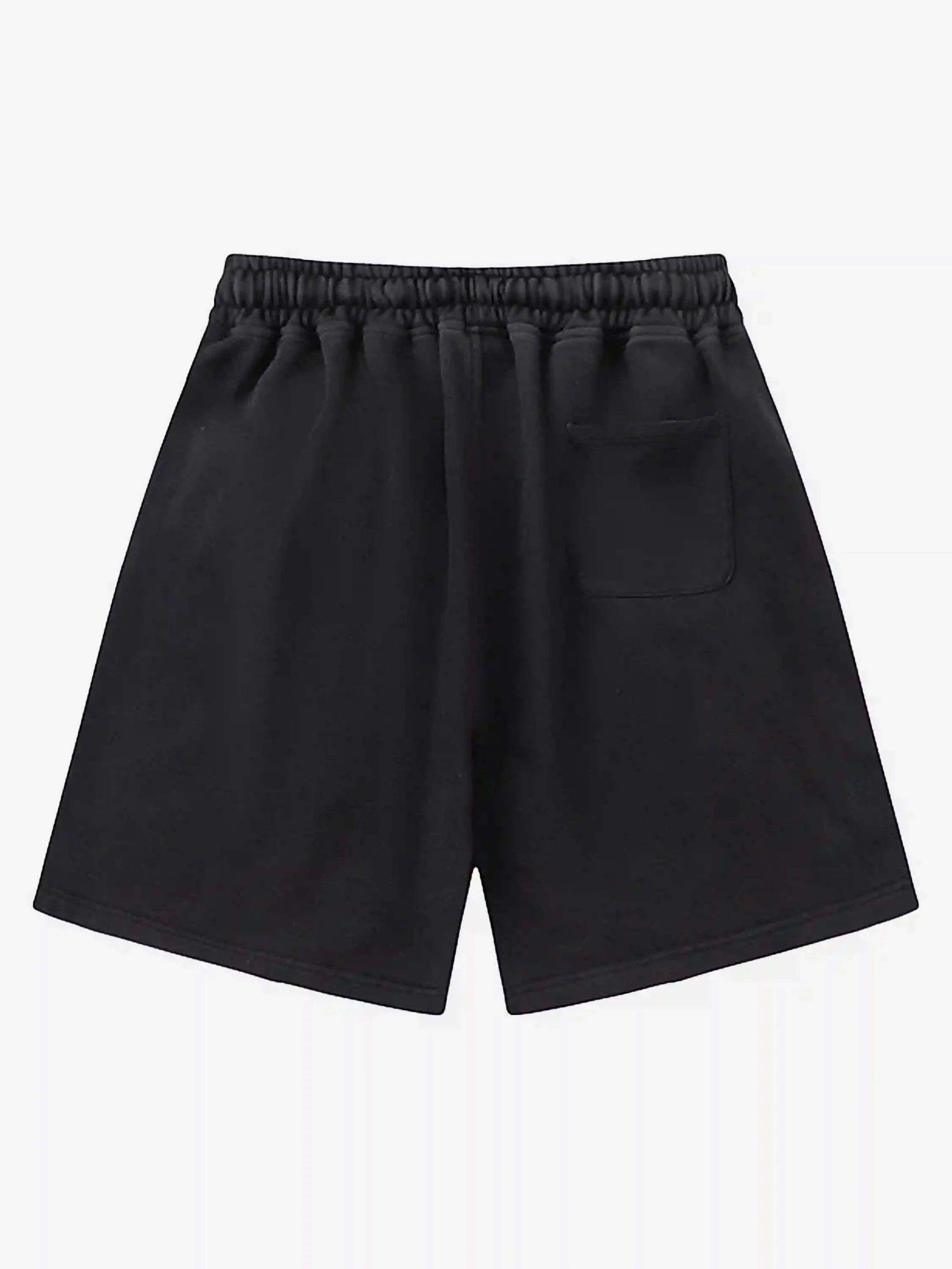 Concert Outfit American Retro Cross Cut Hole Shorts