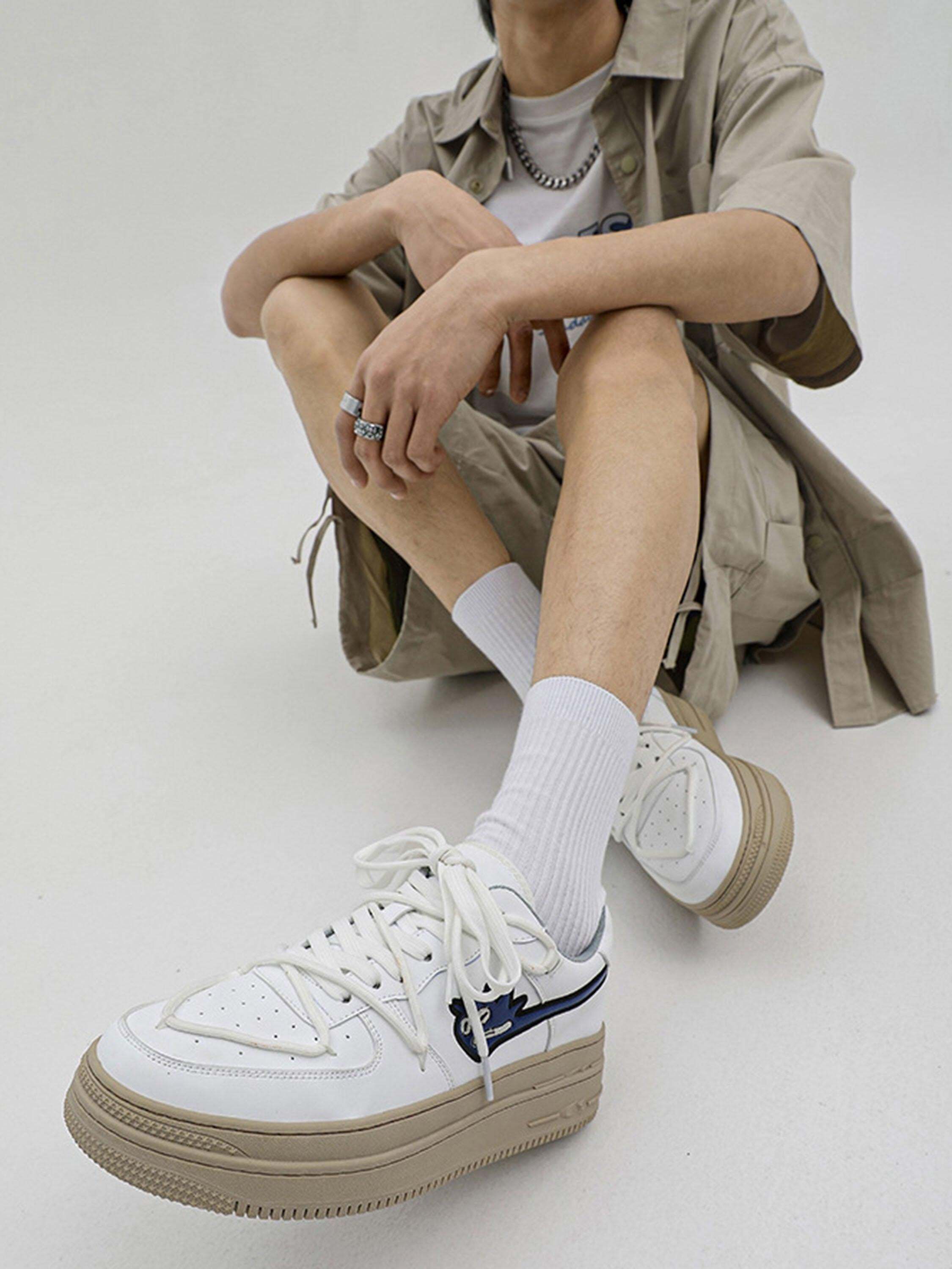Concert Outfit American Retro Hip-Hop Monster Casual Shoes Board Shoes