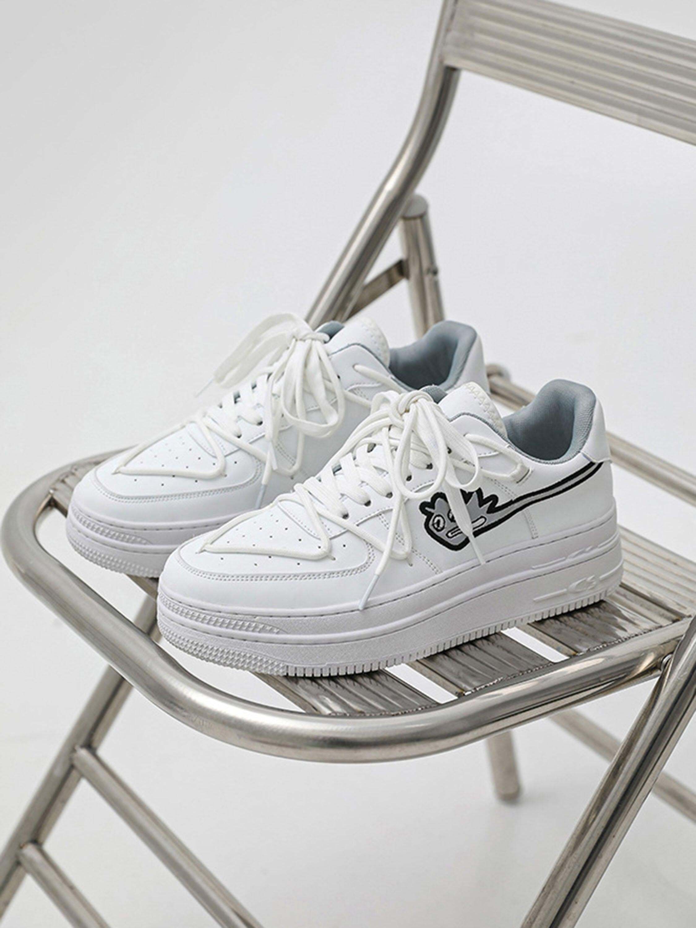 Concert Outfit American Retro Hip-Hop Monster Casual Shoes Board Shoes