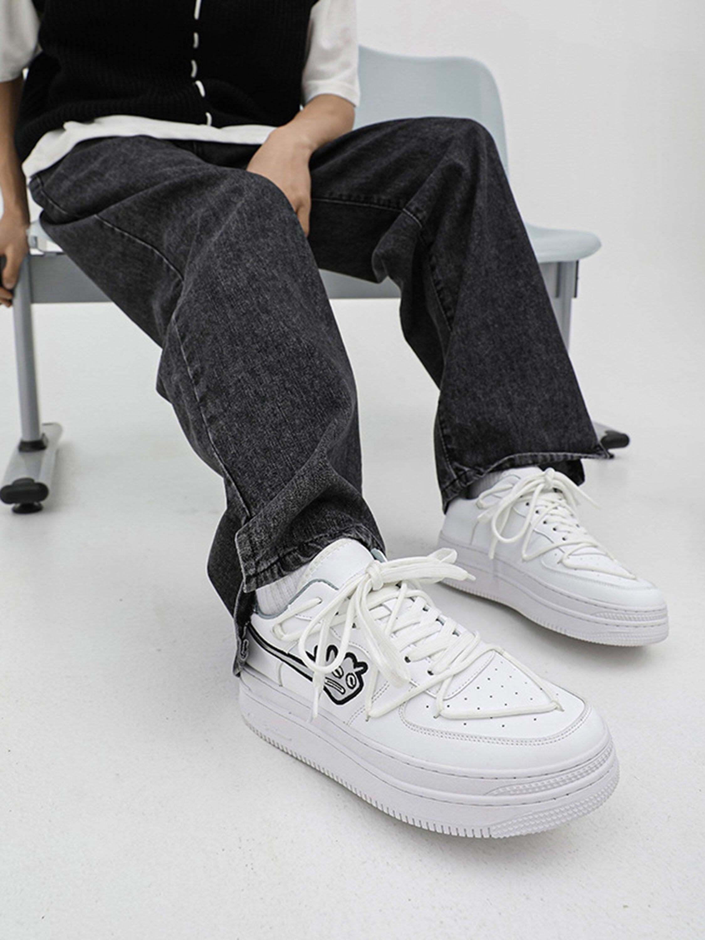 Concert Outfit American Retro Hip-Hop Monster Casual Shoes Board Shoes