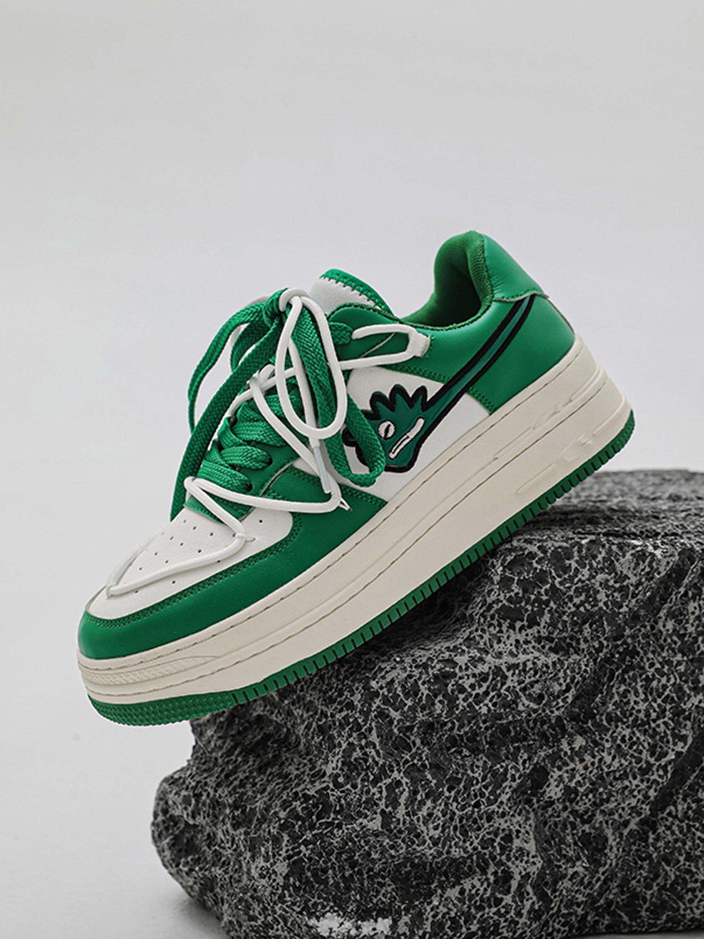 Concert Outfit American Retro Hip-Hop Monster Casual Shoes Board Shoes