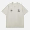 Concert Outfit American Retro Mural Spider Street Rap T-Shirt