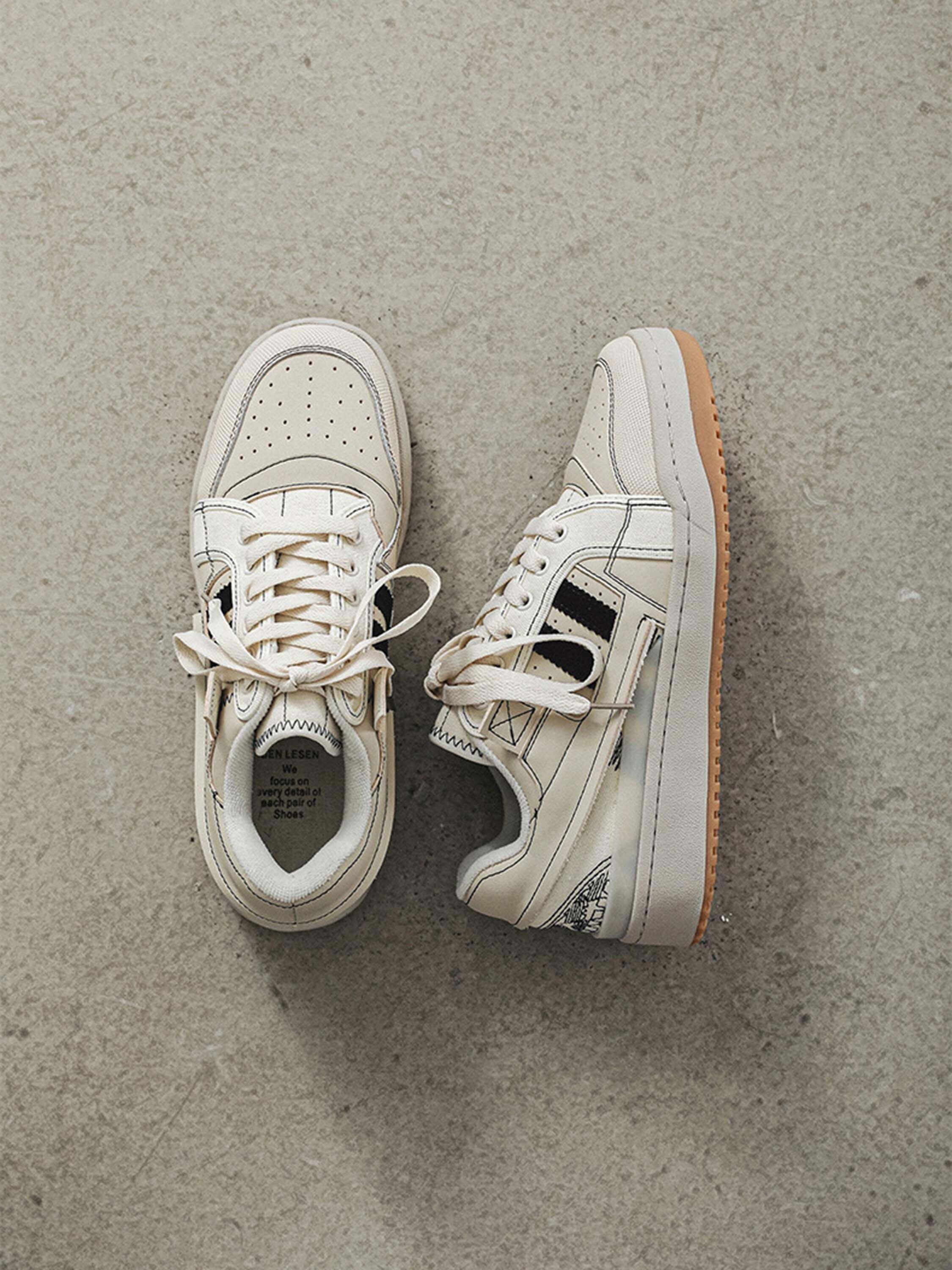 Concert Outfit American Retro Skateboard Shoes Casual Shoes