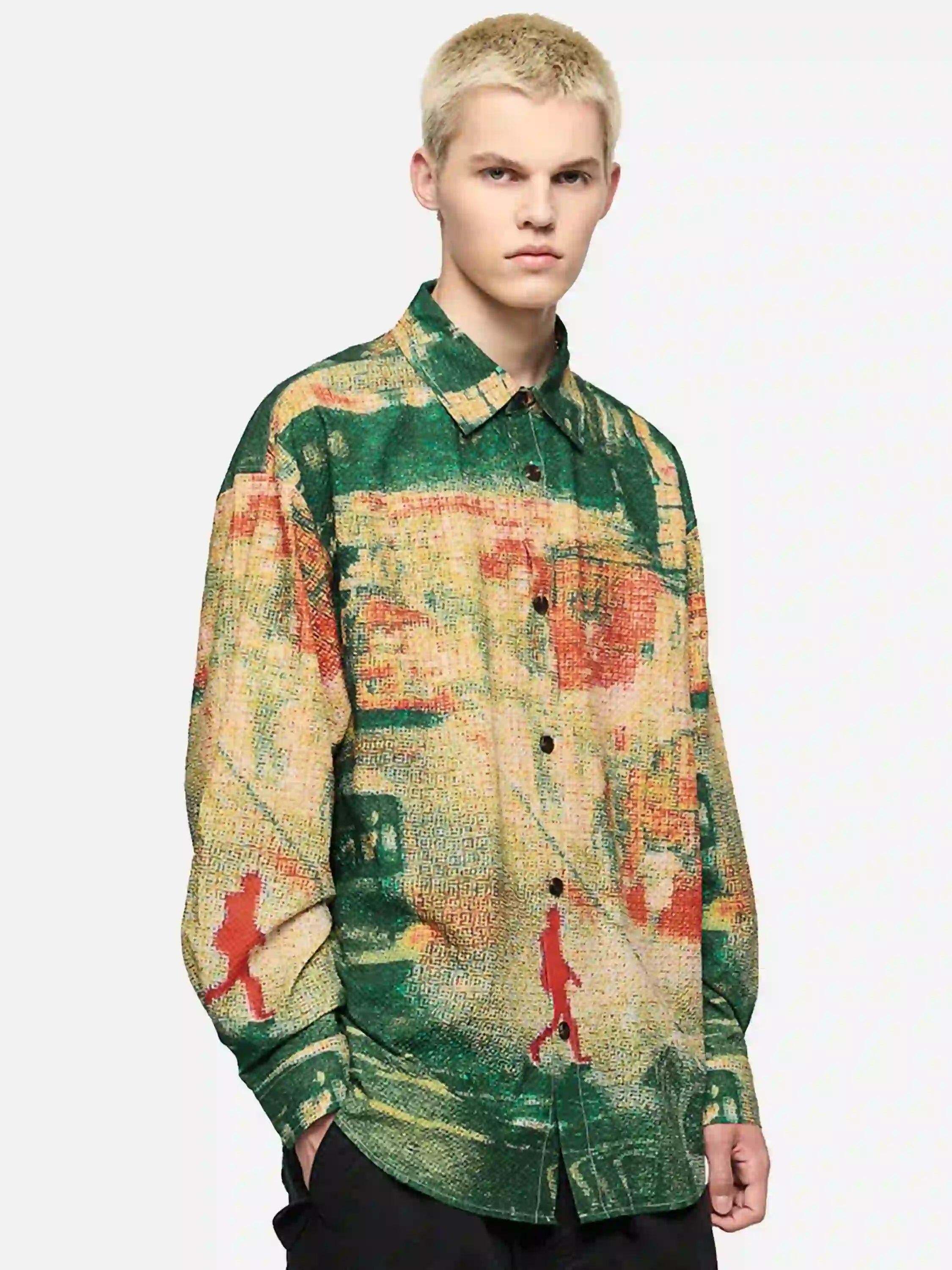Concert Outfit American Thermal Imaging Seersucker Shirt
