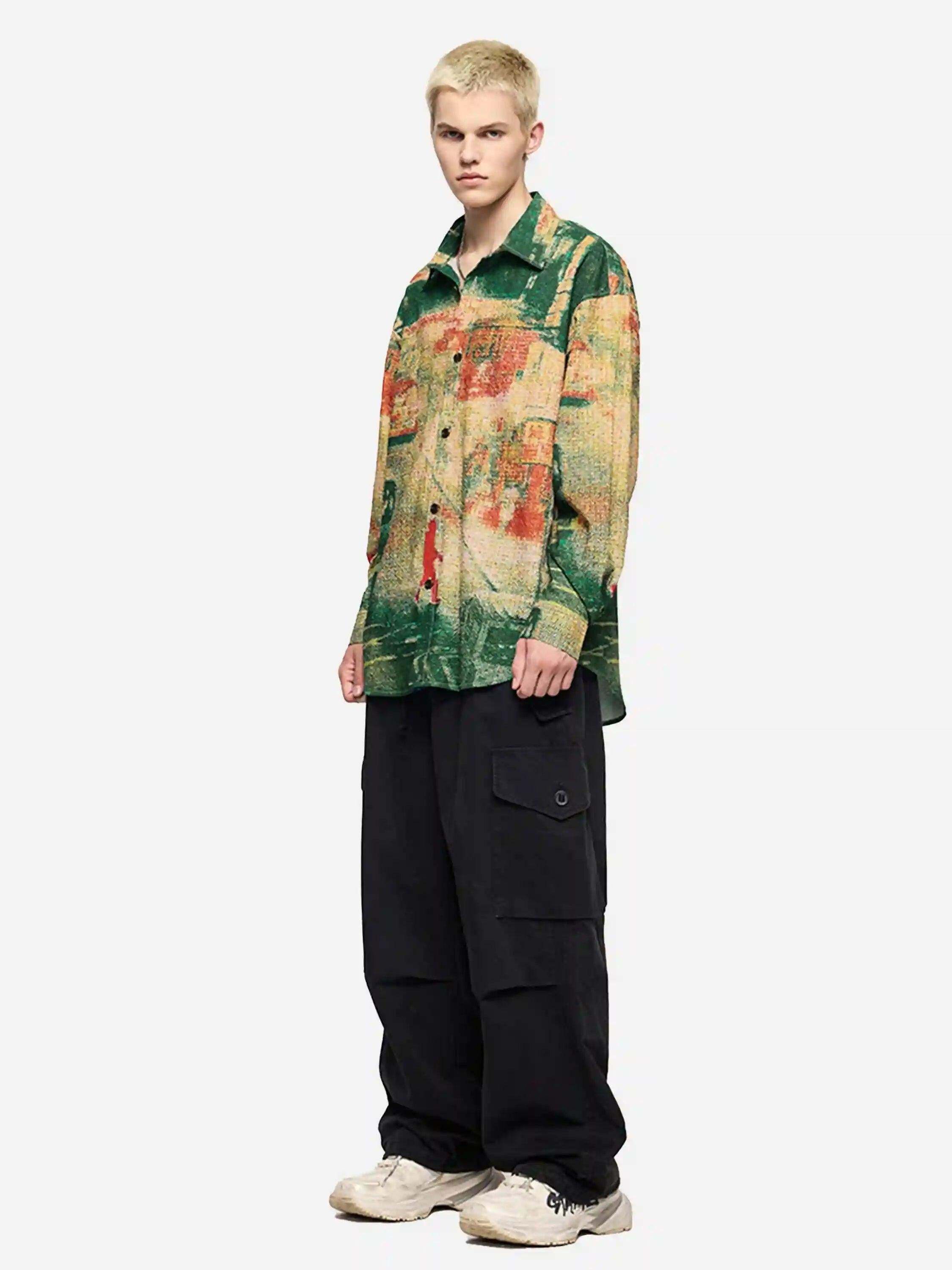 Concert Outfit American Thermal Imaging Seersucker Shirt