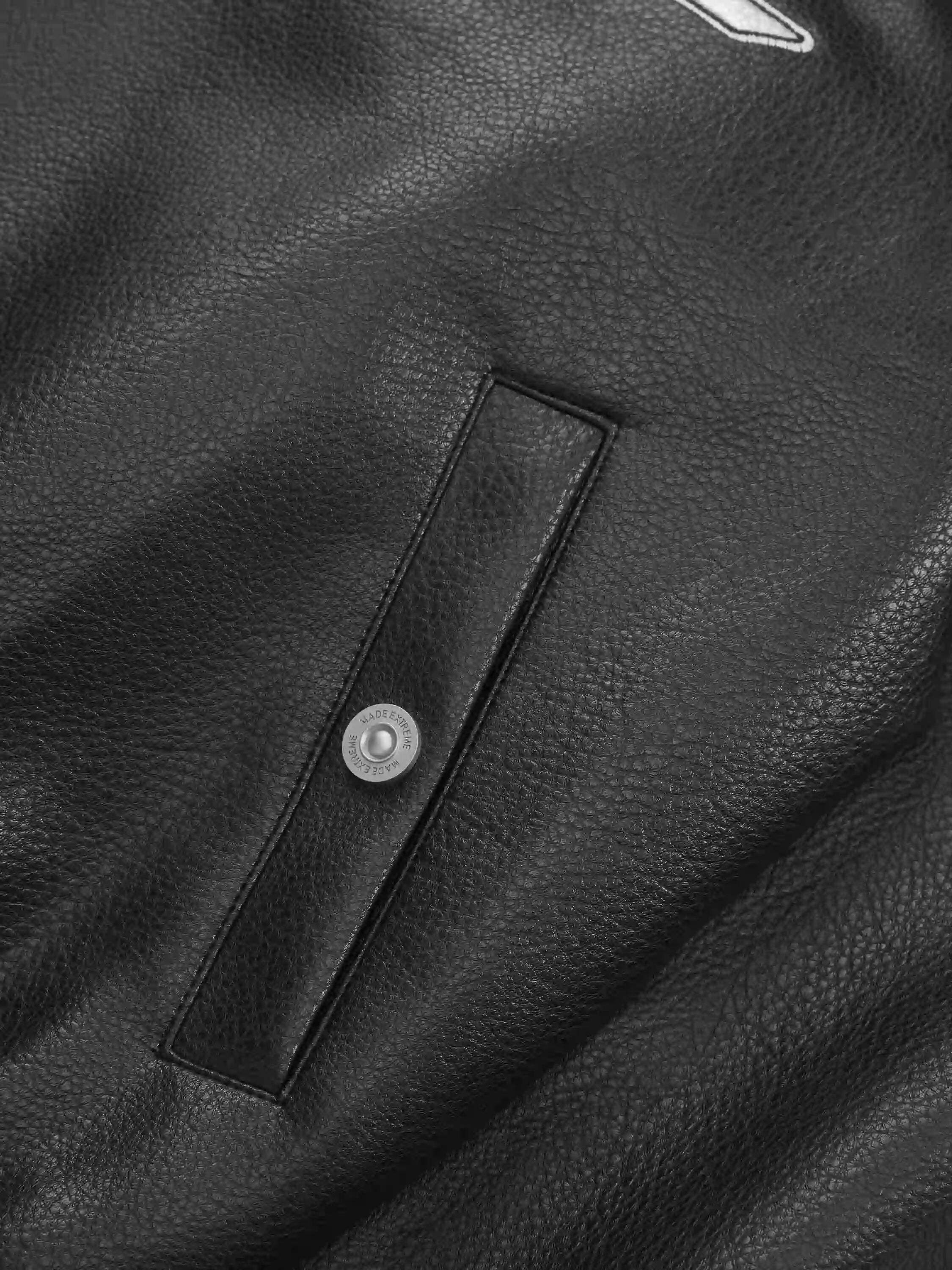Concert Outfit American Vintage Street PU Leather Jacket