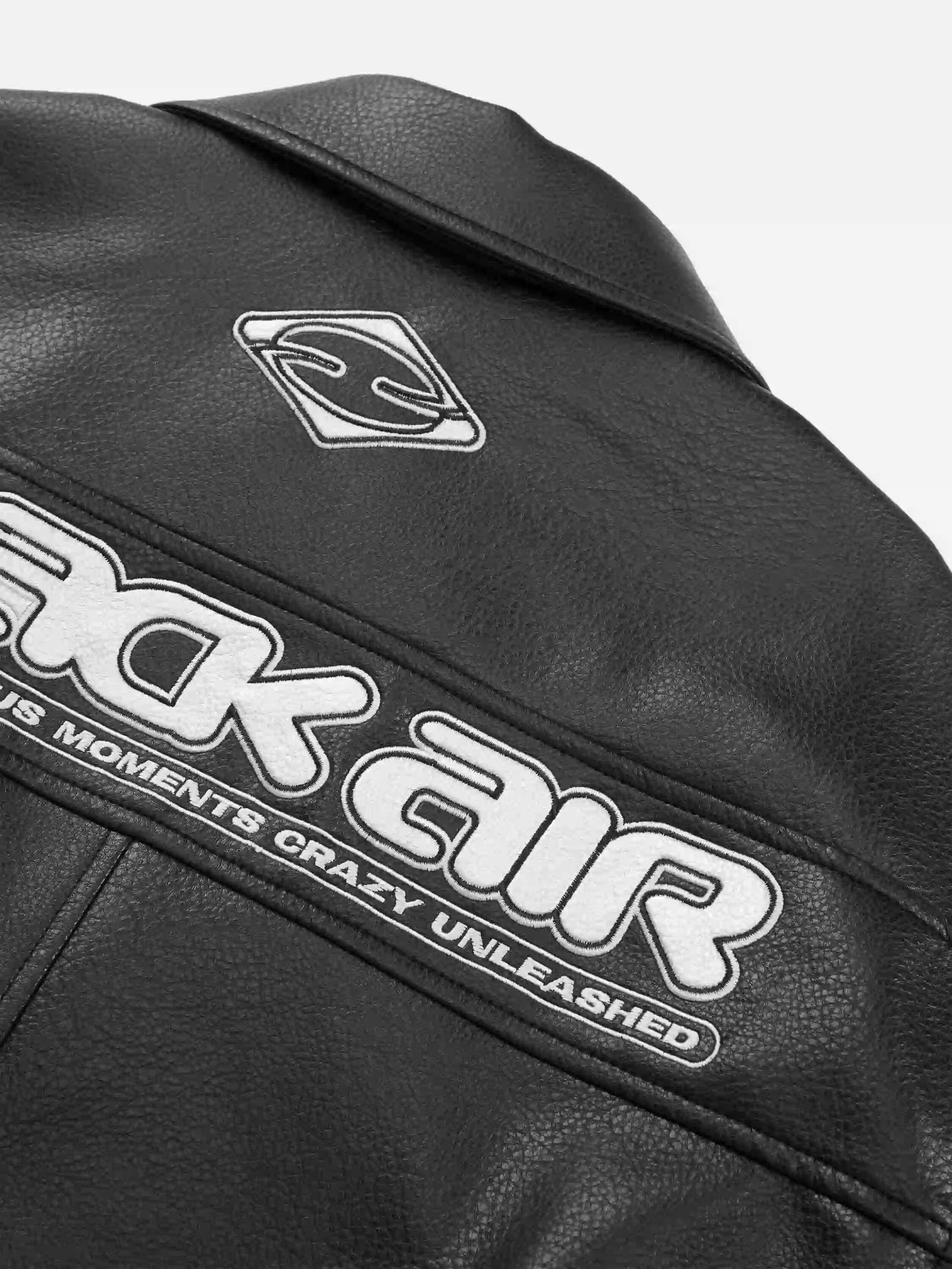 Concert Outfit American Vintage Street PU Leather Jacket