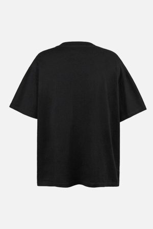 Concert Outfit Angel Print Oversized T-Shirt