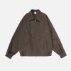 Concert Outfit Basic Zip Up Faux Leather Jacket