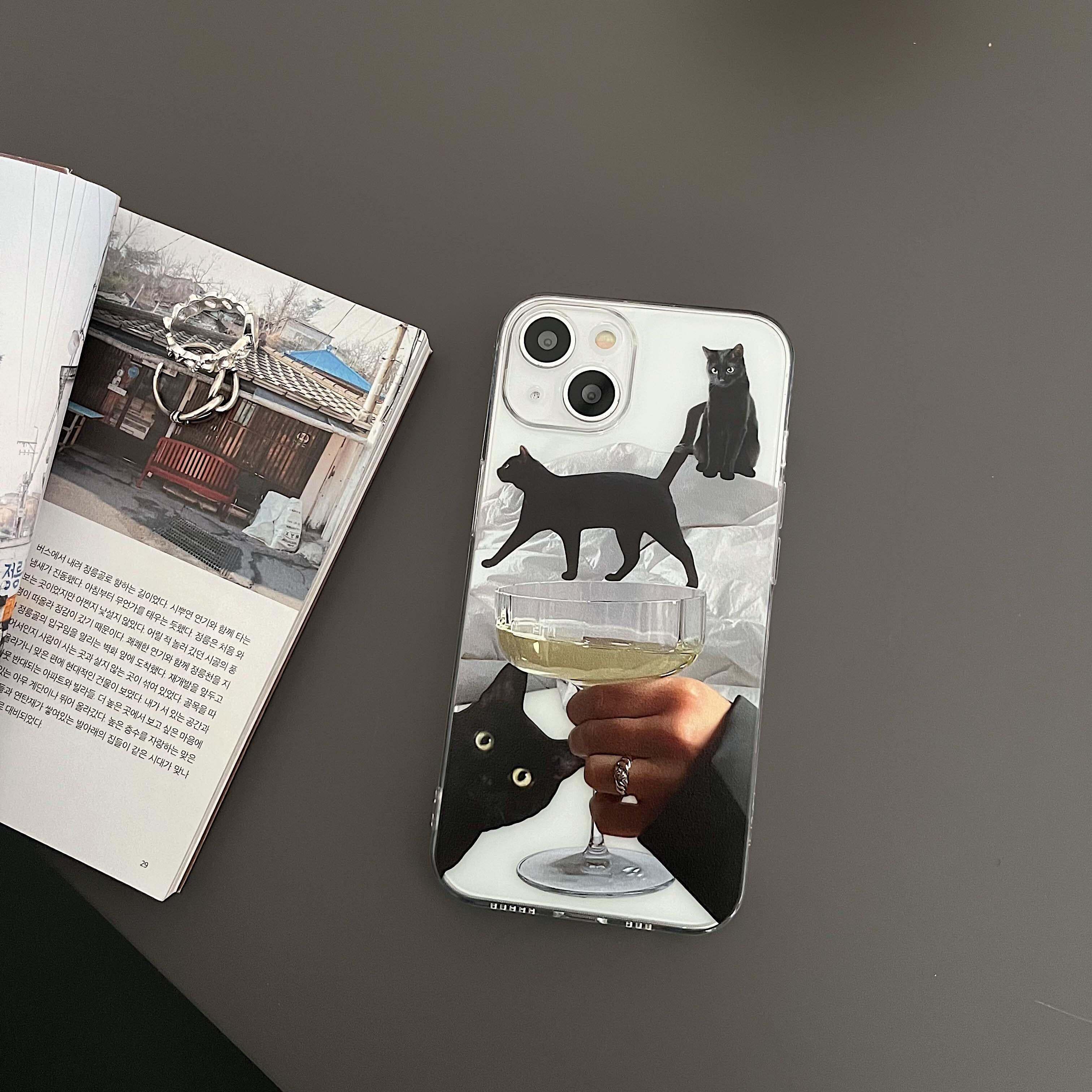 Concert Outfit Black Cat iPhone Case