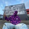Concert Outfit Camouflage Double Cap Design Hoodie