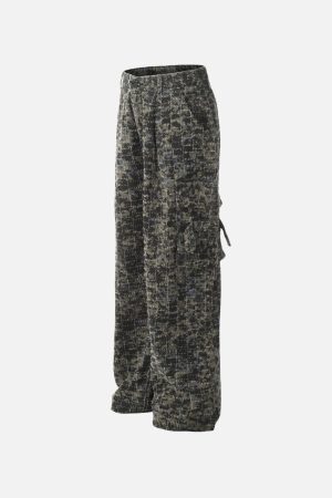 Concert Outfit Camouflage Loose Jeans
