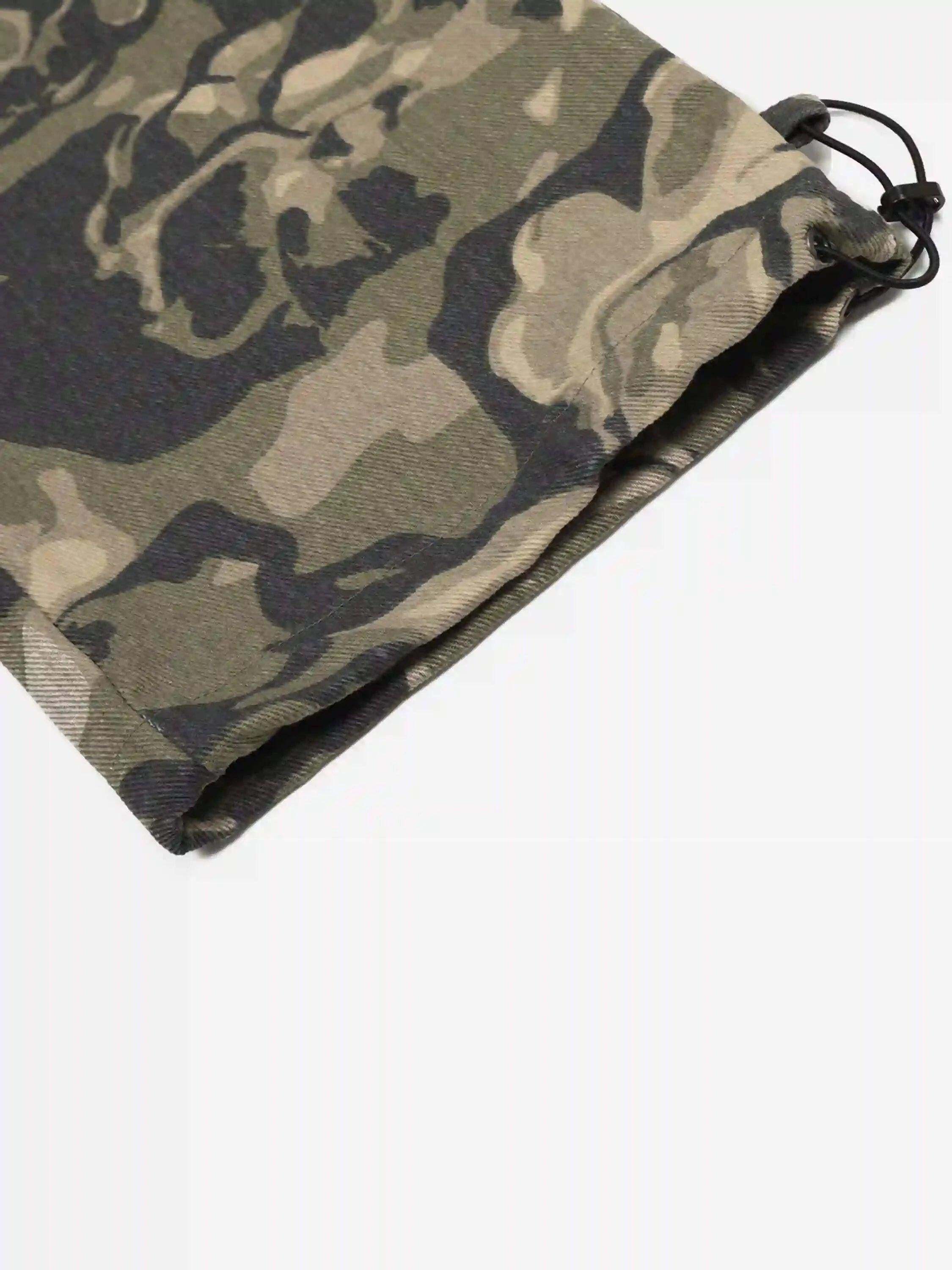 Concert Outfit Camouflage Multi-Pocket Work Pants