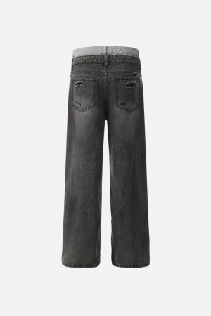 Concert Outfit Camouflage Sagging Jeans