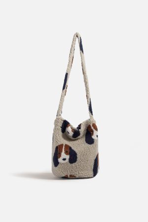 Concert Outfit Cartoon Dog Plush Bag