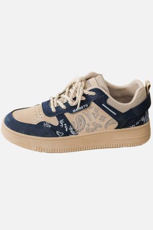 Concert Outfit Cashew Flower Print Men Shoes