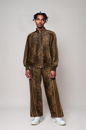 Concert Outfit Cheetah Print Suede Pants