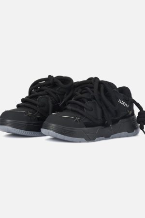 Concert Outfit Chunky Rope Shoes