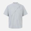 Concert Outfit Classic Tailoring Pleated T-Shirt