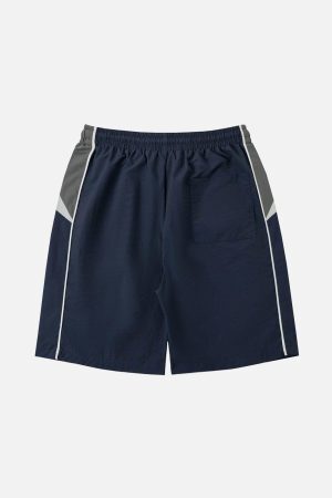 Concert Outfit Color Blocking Athleisure Shorts